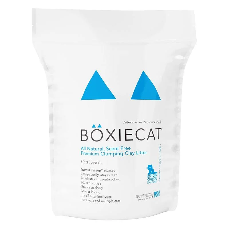 Boxie Premium Clumping Clay Cat Litter from Boxiecat