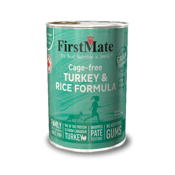 Cage-free Turkey & Rice Formula for Cats 12.2oz