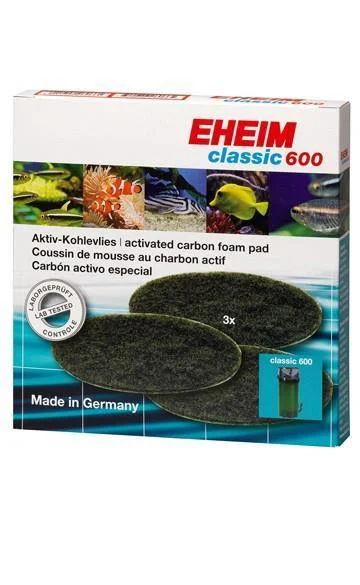 Eheim Carbon Filter Pad Classic 600/2217 - 3-Pack