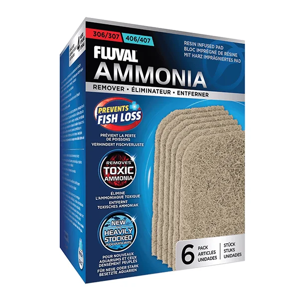 Fluval 306/406 & 307/407 Ammonia Remover - 6 Pack