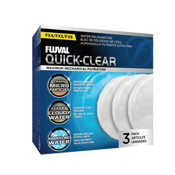 Fluval FX4/FX5/FX6 Quick Clear - 3 Pack