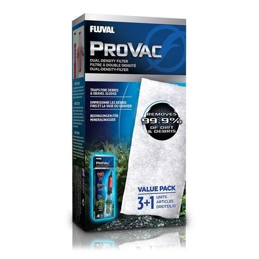 Fluval ProVac Dual Density Filter Pad - 4 Pack