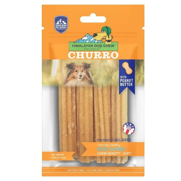 Himalayan Churro with Peanut Butter Dog Chew