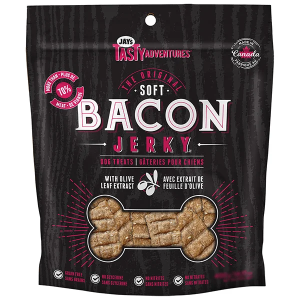 Jay's Soft Bacon Jerky - Available in 3 Sizes