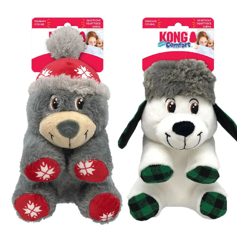 KONG Holiday Comfort Polar Bear Assorted MD/LG