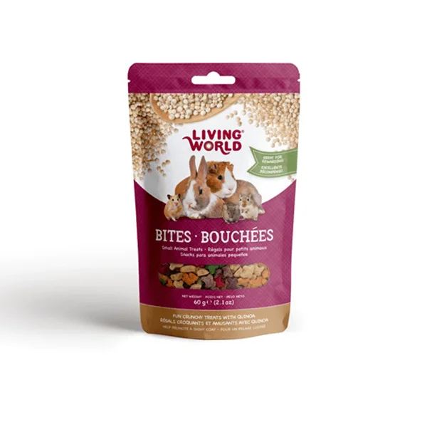 Living World Small Animal Bites with Quinoa - 60 g