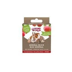 Living World Small Animal Mineral Block - Apple