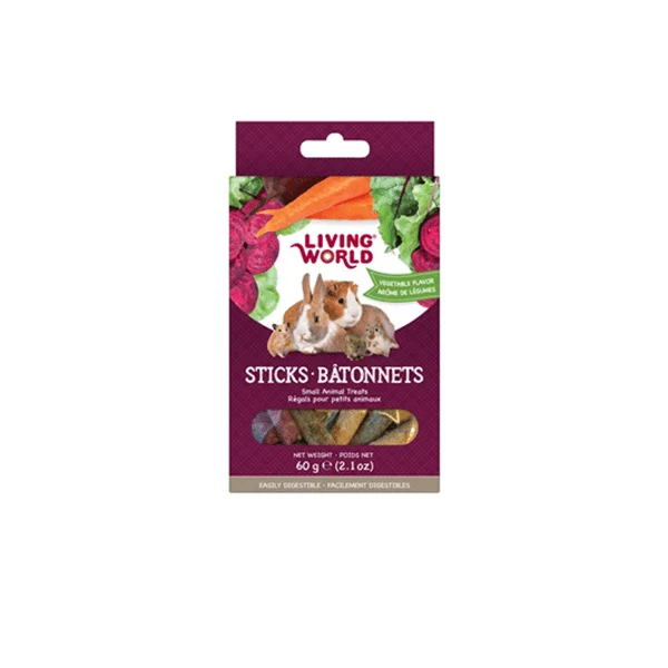 Living World Small Animal Sticks - Vegetable