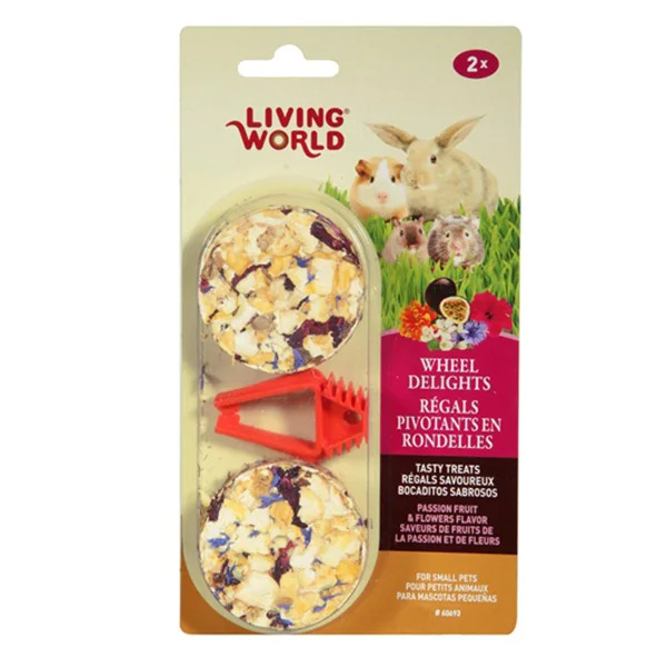 Living World Wheel Delights 2 Pack - Fruit & Flowers