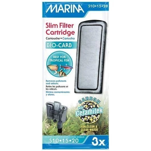 Marina Slim Filter Bio Carb 3pk