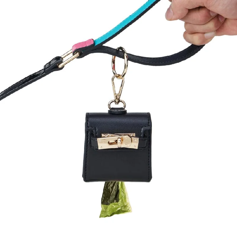 Mini Barkin Poo-Bag Dispenser Pet Leash Accessory