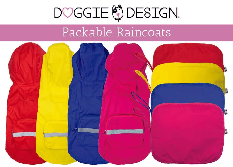 Packable Raincoat from Doggie Design