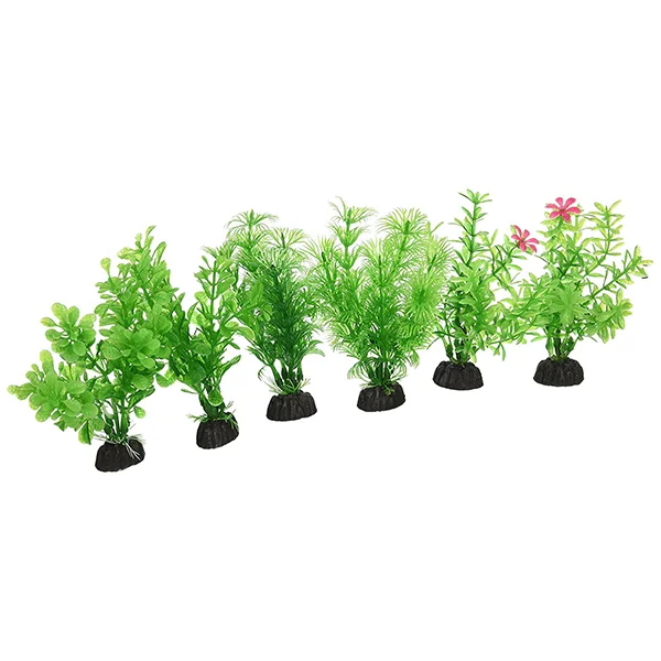 Penn Plax Aqua Plant Green - 6 Pack