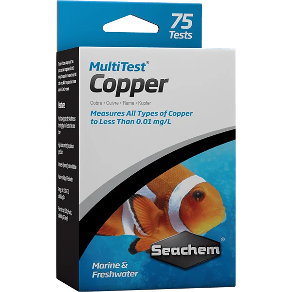 Seachem Multi Test Copper - 75 Tests