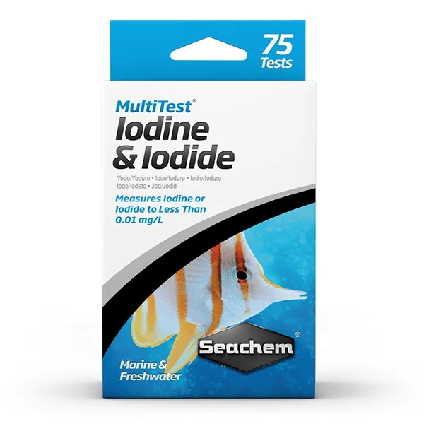 Seachem Multi Test Iodine & Iodide - 75 Tests