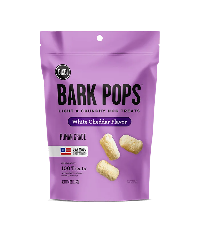 White Cheddar Bark Pops, 4oz from Bixbi