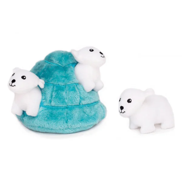 ZippyPaws Burrow - Polar Bear Igloo