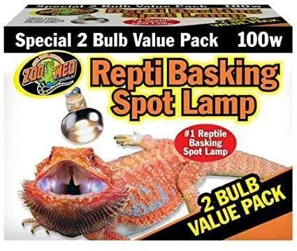 ZooMed Repti Basking Spot Lamp 100W 2pk