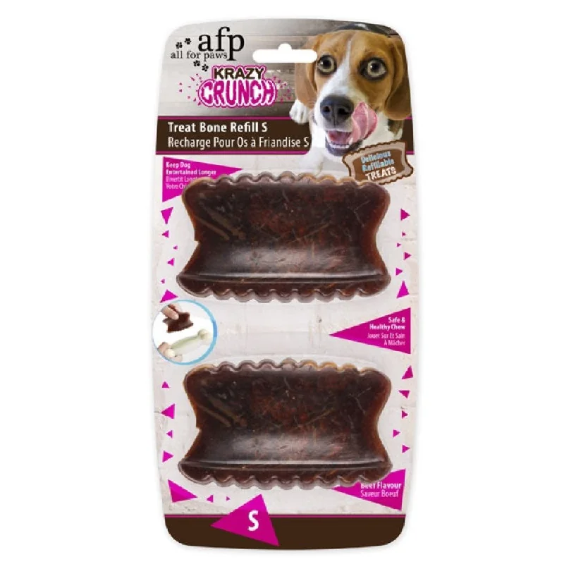 All For Paws Krazy Crunch Treat Bone Dog Toy Refill