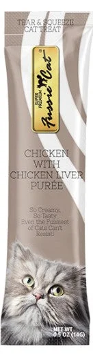 Fussie Cat Purée - Chicken with Chicken Liver 4pk 2oz Bag