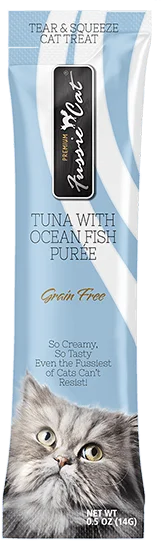 Fussie Cat Purée - Tuna with Oceanfish 4pk 2oz Bag