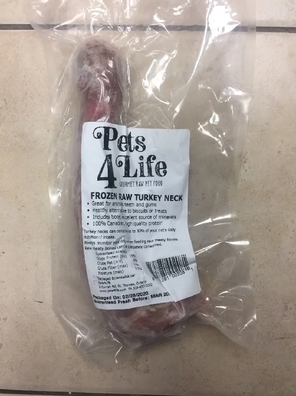 Pets 4 Life Frozen Raw Turkey Neck