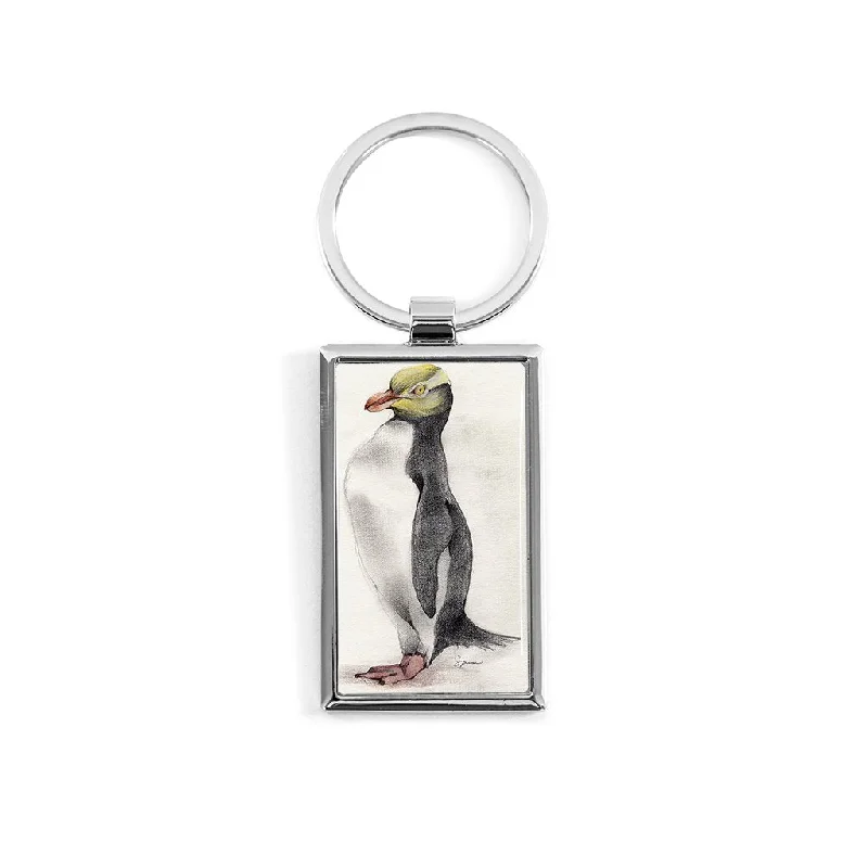 [178-KR] Yellow Eyed Penguin Key Ring