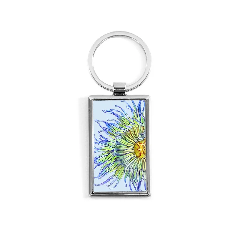 [339-KR] Green Sea Anemone Key Ring