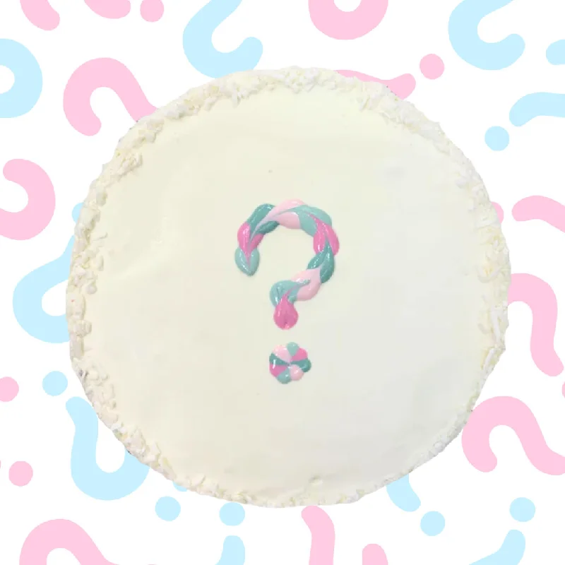 Gender Reveal Cake - 6" Round Shaped