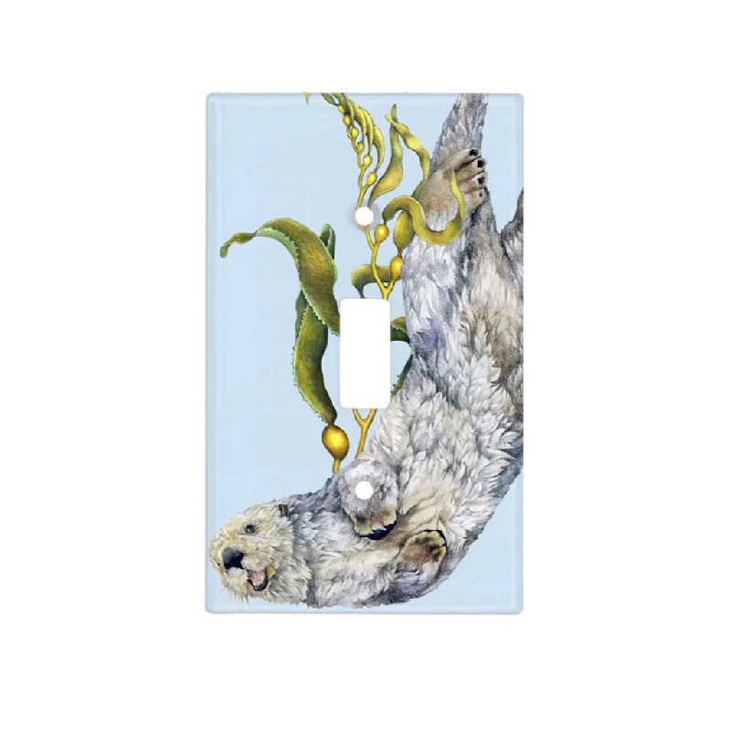 [512-SC] Sea Otter Swim Light Switch Cover