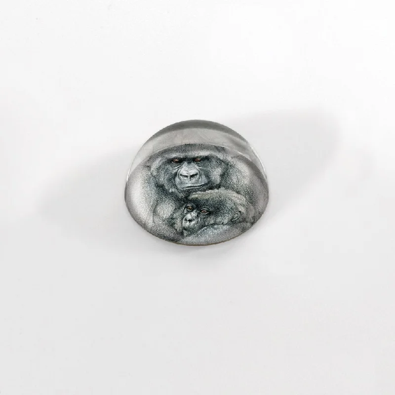 [577-MGC] Mountain Gorilla Duo1 Cabochon Magnet