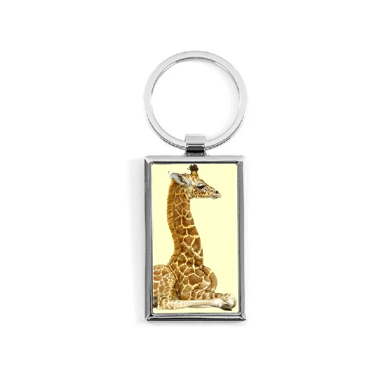 [651-KR] Giraffe Calf Key Ring