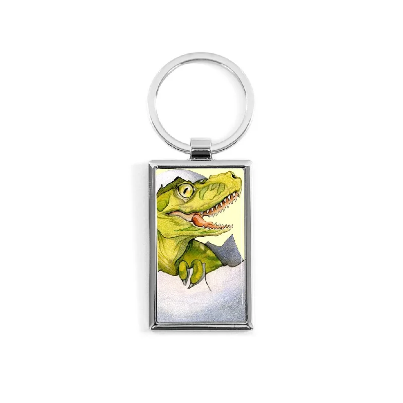 [751-KR] T Rex Hatchling Key Ring