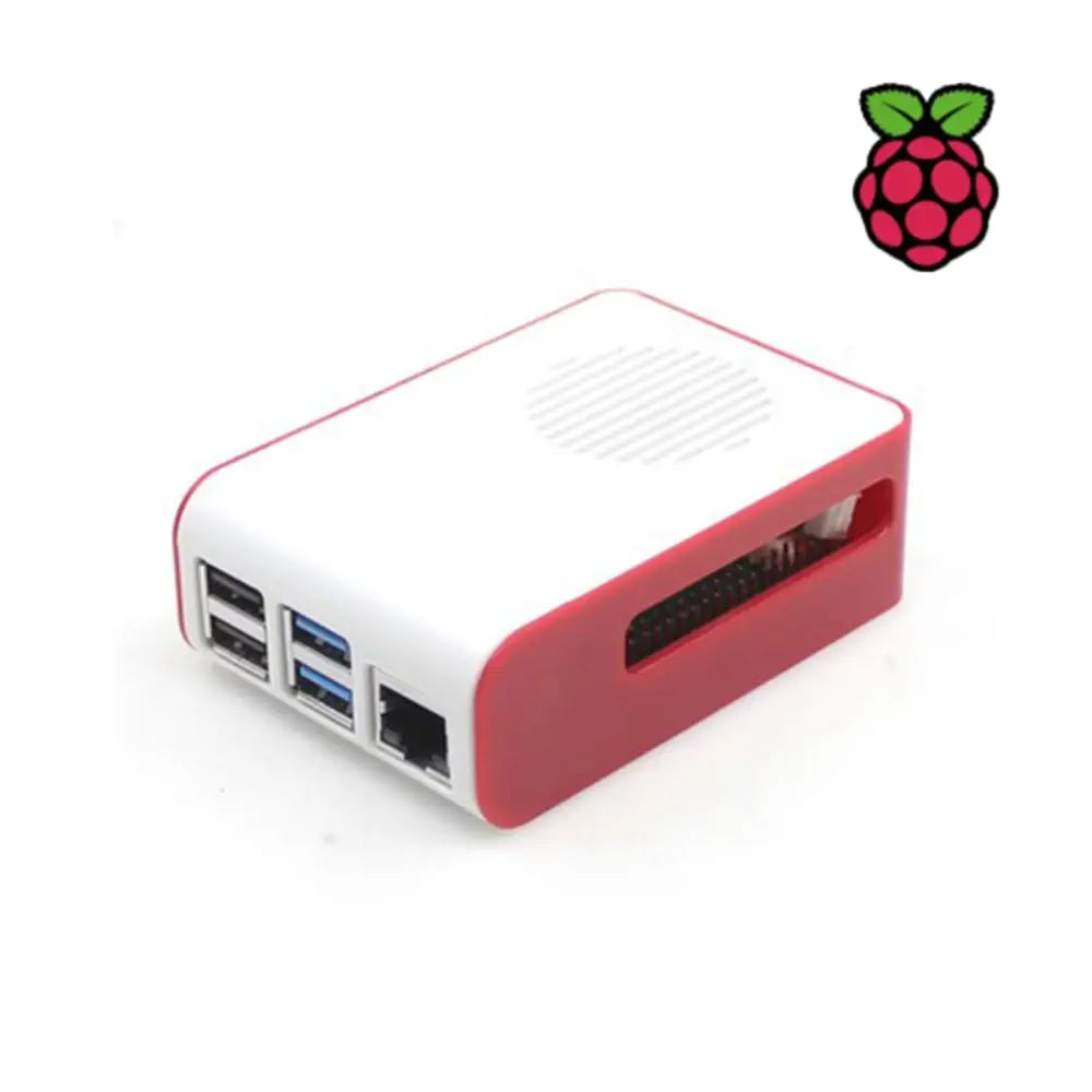 Adeept White & Red Raspberry Pi 4B Protective Case