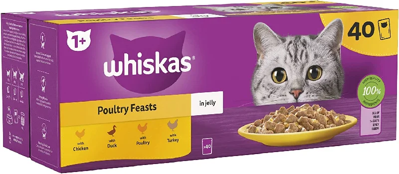 ANNA'S RESCUE CENTRE DONATION - Whiskas Poultry In Jelly (40 x 85g)