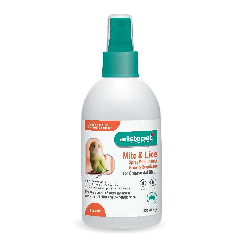 Aristopet Mite and Lice Spray for Ornamental Birds 125ml