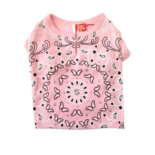 Bandana Tee in Pink