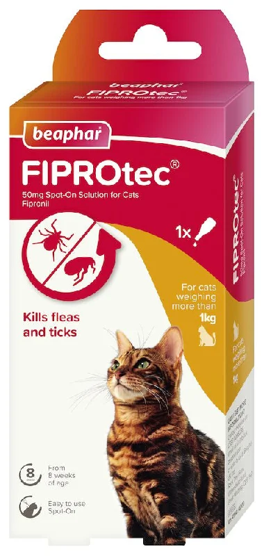 Beaphar Fiprotec | Cat Flea & Tick | Spot On Treatment