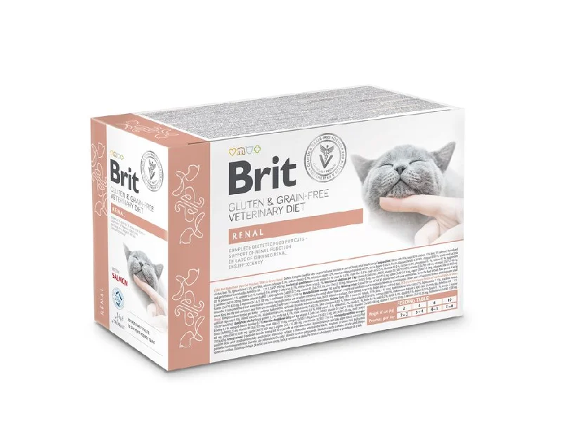 BRIT GF VD Cat Renal, za potporu rada bubrega, fileti u umaku, 12x85g