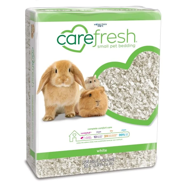 Carefresh Complete Comfort Care White Paper Small Pet Bedding 50 Litre