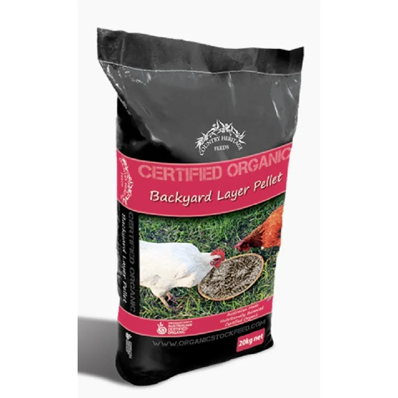 Country Heritage Organic Free Range Backyard Layer Pellet 20kg