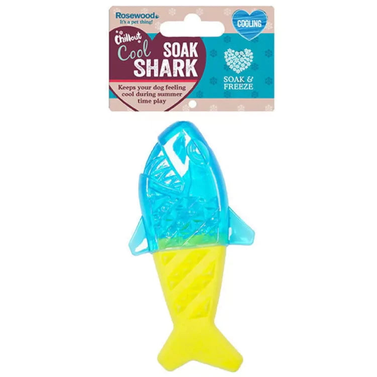 Rosewood - Chillax Cool Soak Shark Dog Toy