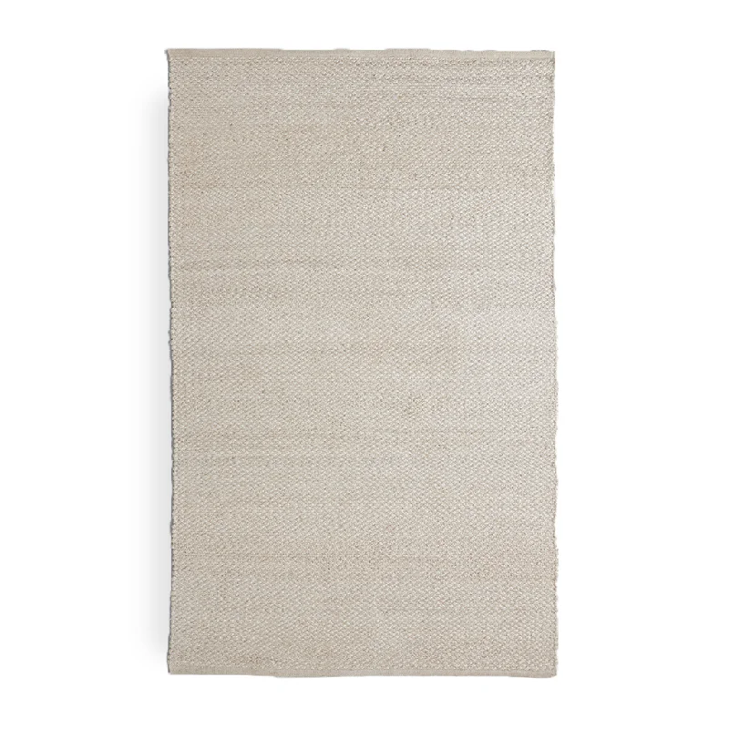 Chunky Bleached Jute Rug, 5' x 8'