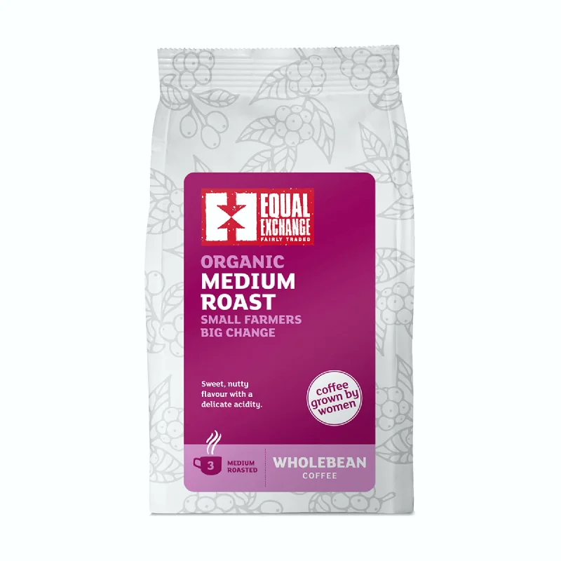 Equal Exchange Medium Roast Coffee Beans 200g