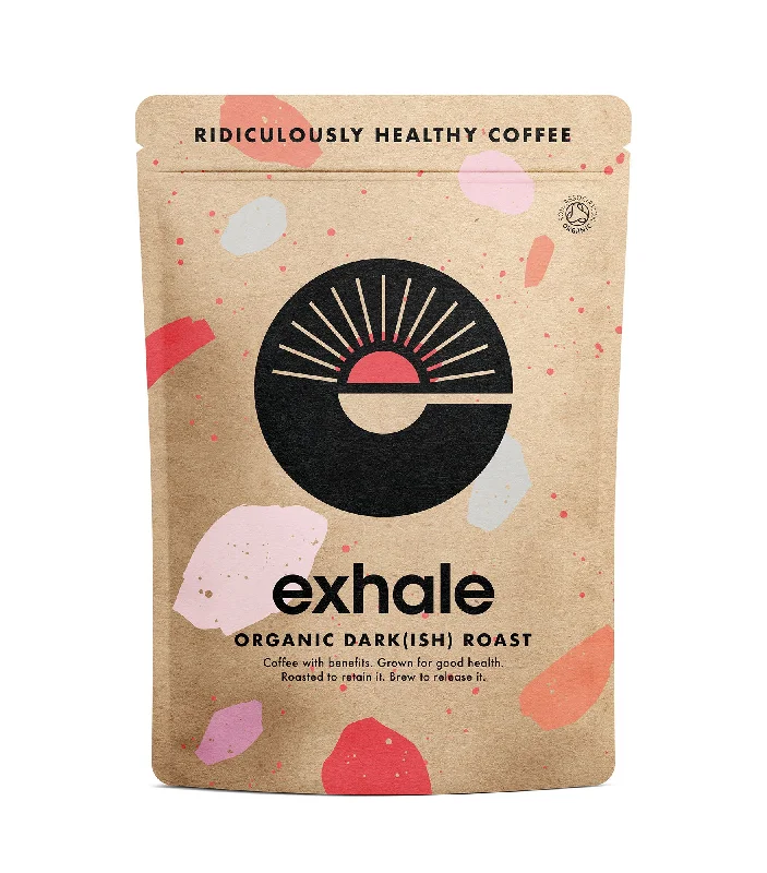 Exhale Coffee Organic Dark(ish) Roast - Medium Ground 450g