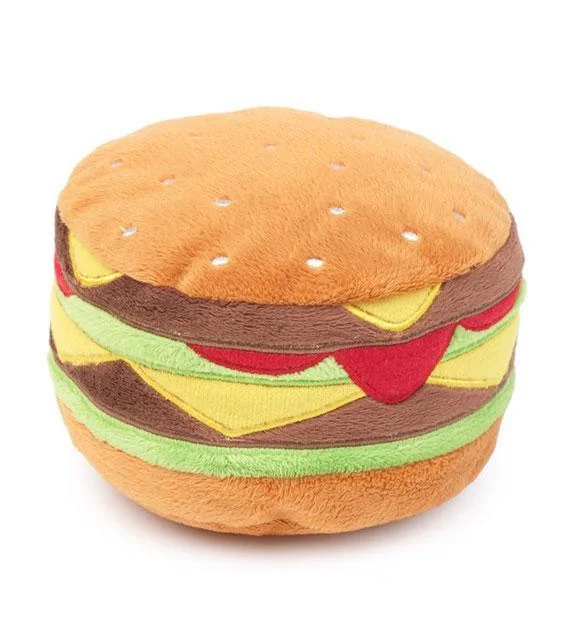 FuzzYard Hamburger Dog Plush Toy