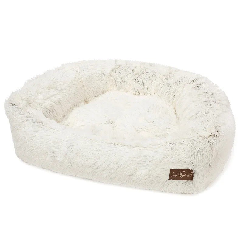 Jax & Bones Premium Napper Arctic Shag Dog Bed