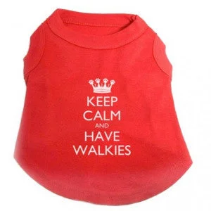 Pet Brands - Keep Calm Dog T-shirt - Small