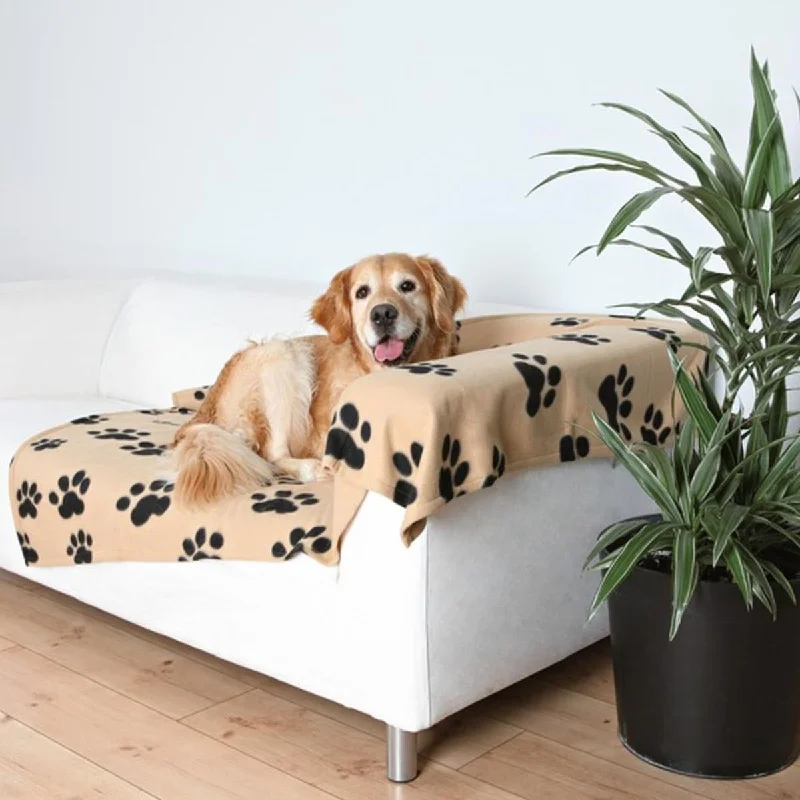 MANCHESTER & CHESHIRE DOGS HOME DONATION - Trixie Barney Fleece Blanket 150x100cm Beige