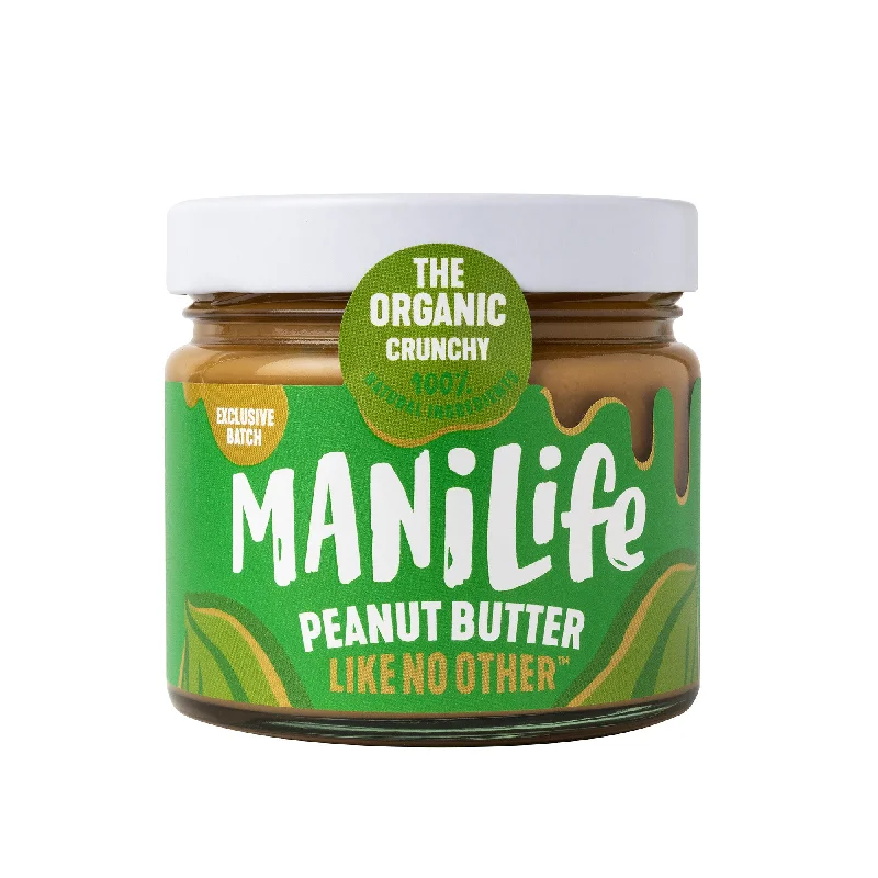 ManiLife Organic Crunchy Peanut Butter 275g